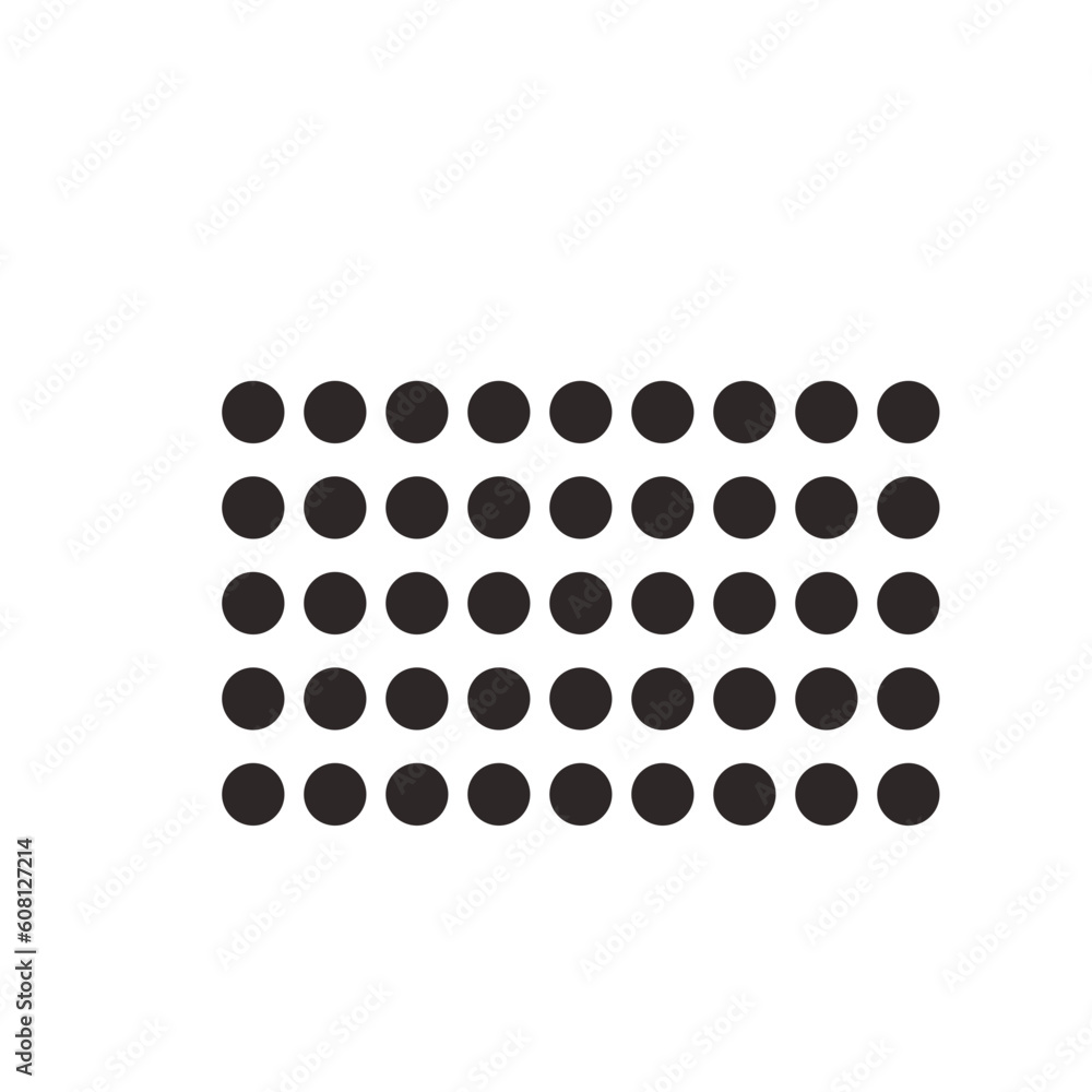 Rectangle Geometric Dots