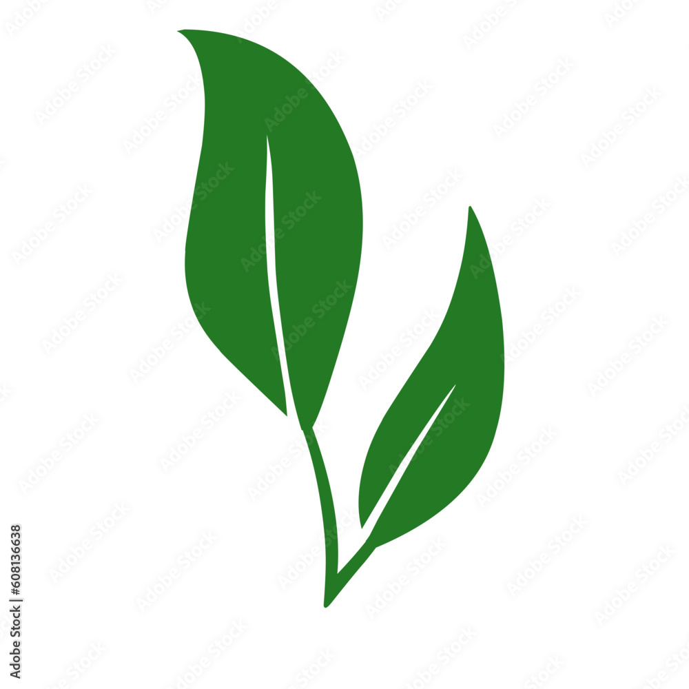 Leaves icon vector set isolated on white background. Ecology icon set Leaves icon vector set isolated on white background. Ecology icon set