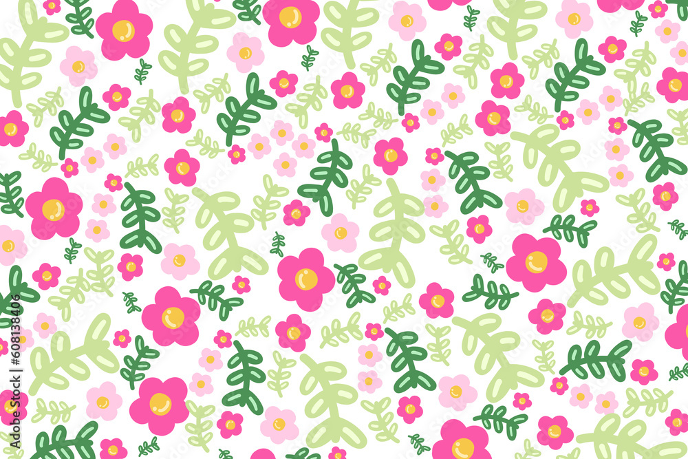 seamless pattern with flowers seamless pattern with flowers
