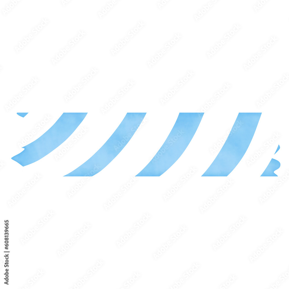 Curve Blue White Stripe Washi Tape Curve Blue White Stripe Washi Tape