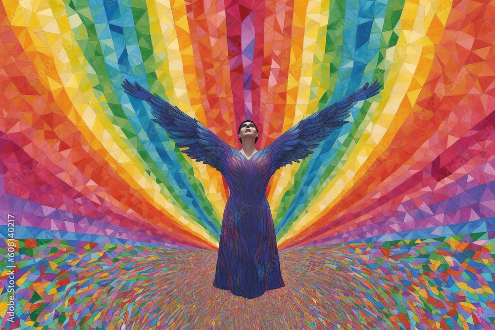 Kaleidoscope of identities unique identity is represented by an