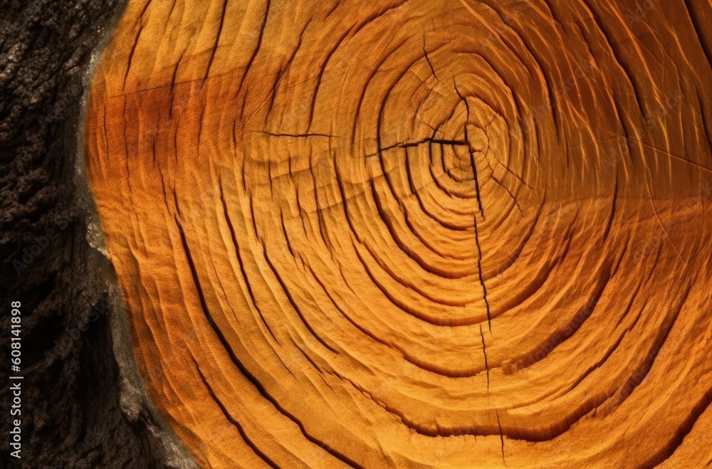 A close-up of the cross-section of an old tree trunk, showcasing its intricate rings and rich wood grain texture. A close-up of the cross-section of an old tree trunk, showcasing its intricate rings and rich wood grain texture.