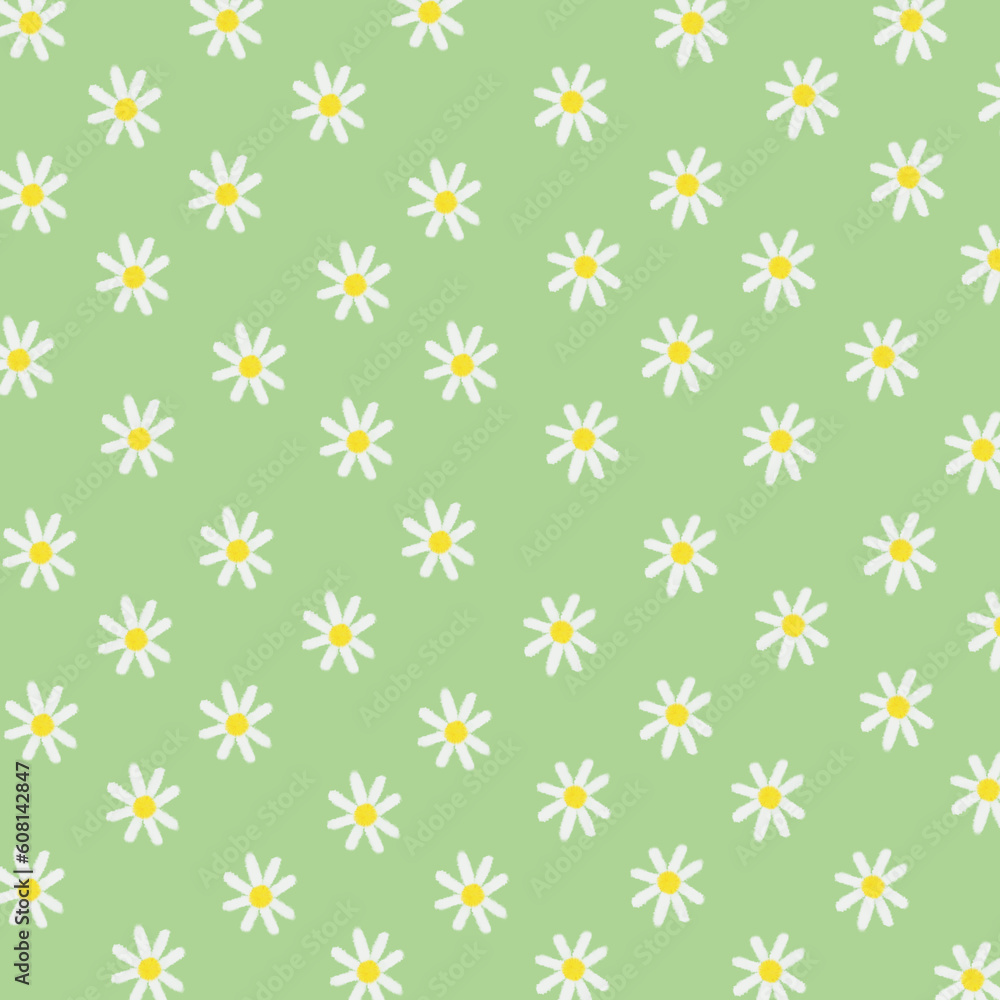 seamless pattern with daisies seamless pattern with daisies