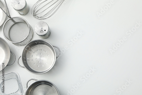 Concept of kitchen supplies and kitchen dish