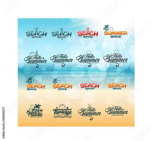 sea label set