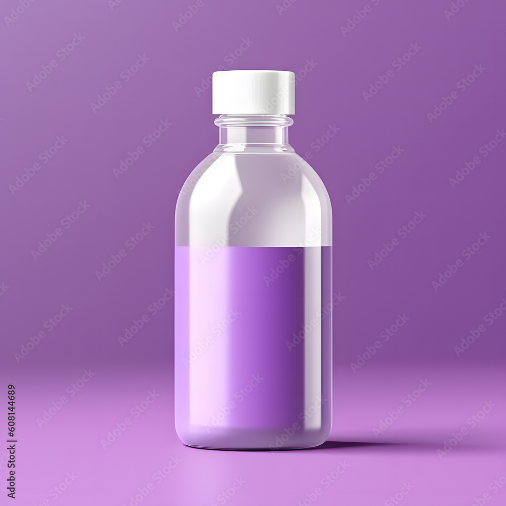 Medicine bottle, ml bottle mockup isolated Medicine bottle, ml bottle mockup isolated