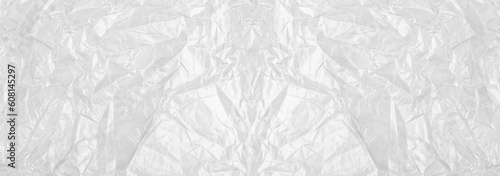 Crumpled Craft Paper Parchment Background Top View
