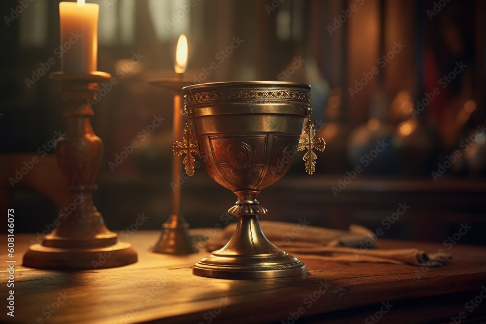 Eucharist Feast of Corpus Christi. Jesus Christ in the monstrance present in the Sacrament of the Eucharist. holy grail, bronze and gold cup with christian and religious cross. Jesus Christ. Eucharist Feast of Corpus Christi. Jesus Christ in the monstrance present in the Sacrament of the Eucharist. holy grail, bronze and gold cup with christian and religious cross. Jesus Christ.