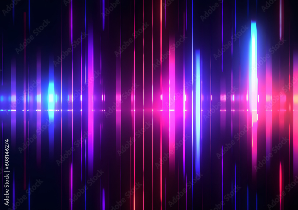 Neon motion light texture background, Vertical lights