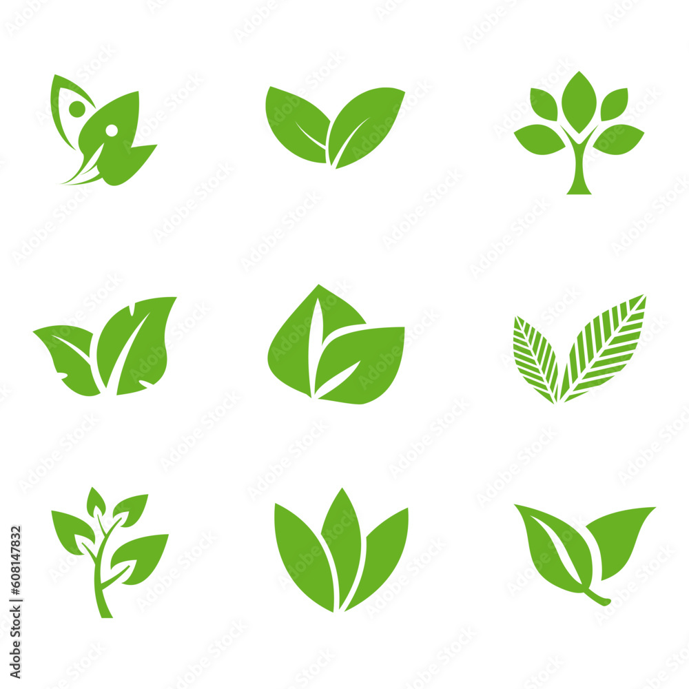 icon logo natural, herbal, organic, ecology, leaves. icon logo natural, herbal, organic, ecology, leaves.