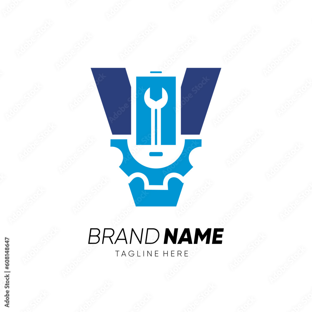Letter V Initial Phone Service Mobile Logo Design Vector Icon Graphic Emblem Illustration Letter V Initial Phone Service Mobile Logo Design Vector Icon Graphic Emblem Illustration
