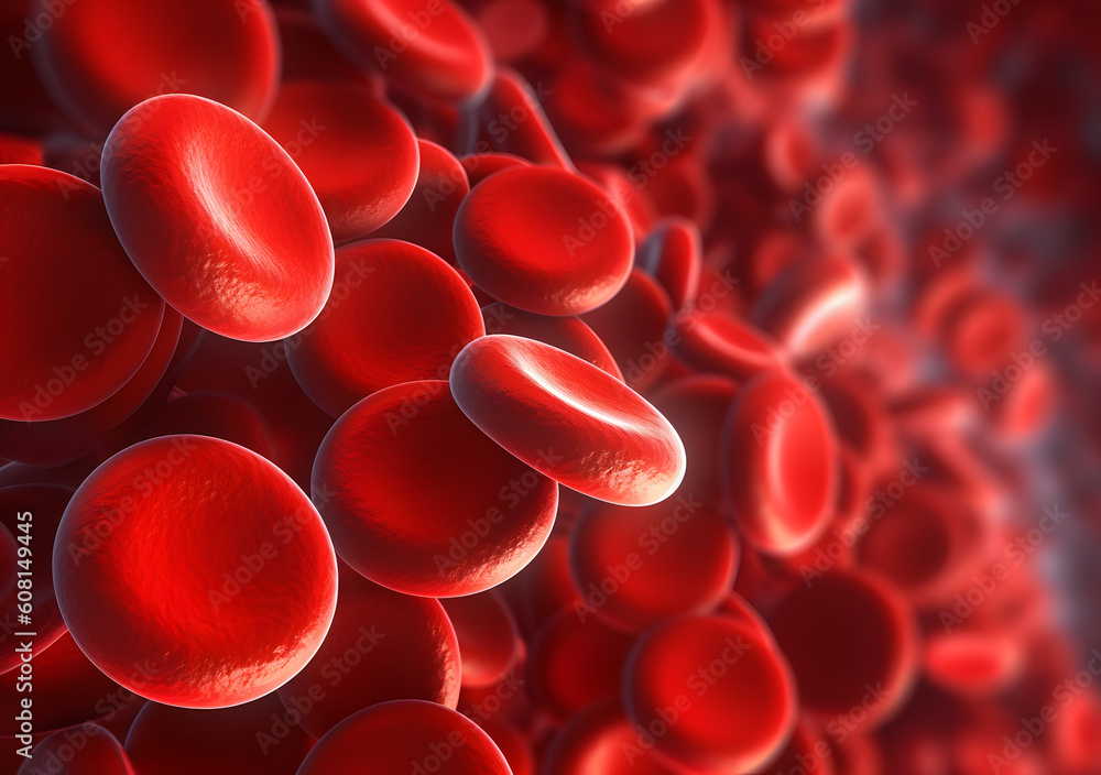 Red blood cells texture background