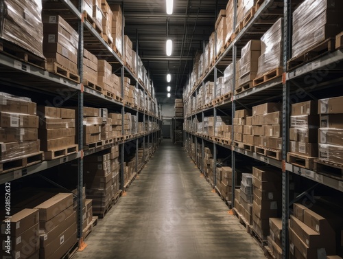 Inside the storage enhances the orderly rows of boxes