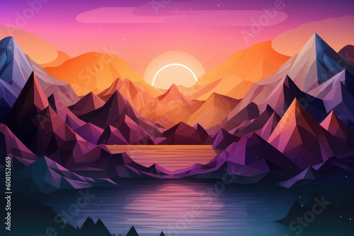 Marvelous creative landscape background