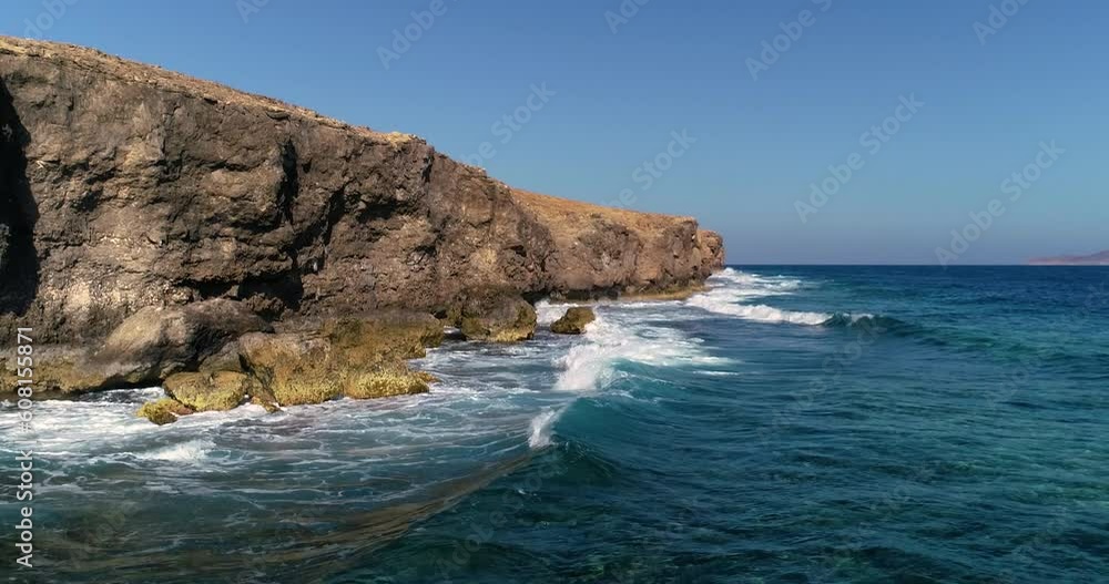Aerial Drone Shot for Rocky Island Coral Reef of The Red Sea of Egypt in the South Aerial Drone Shot for Rocky Island Coral Reef of The Red Sea of Egypt in the South