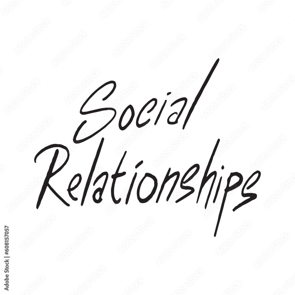 Modern Handwritten Social Relationships ,good for graphic design resources, posters, pamflets, stickers, prints, books title, and more.