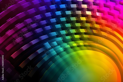 Rainbow futuristic modern background  colorful gradient wallpaper  Generative AI