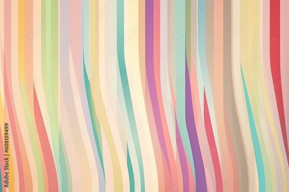 Abstract striped pattern background in bright or pastel colors, Generative ai Abstract striped pattern background in bright or pastel colors, Generative ai