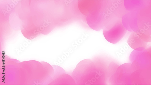 Abstract pink watercolor background.Hand painted watercolor. vector