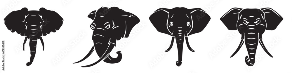 Elephant African wild animal vector sketch icon.EPS 10 Elephant African wild animal vector sketch icon.EPS 10