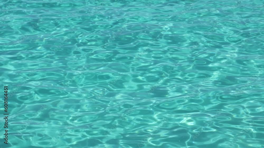 Waves in the clear turquoise sea. Abstract natural background. Repetitive ripples on the water surface Waves in the clear turquoise sea. Abstract natural background. Repetitive ripples on the water surface
