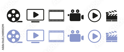 Online movie streaming and watching films over the internet. Movie streaming, online films, internet cinema.