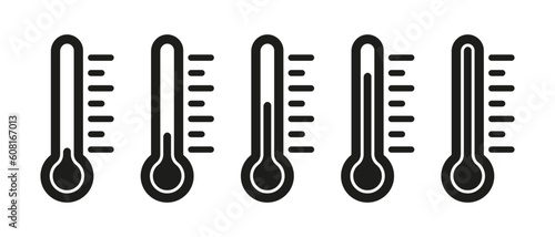 A thermometer is a device used for measuring temperature. It typically consists of a narrow, sealed glass tube.