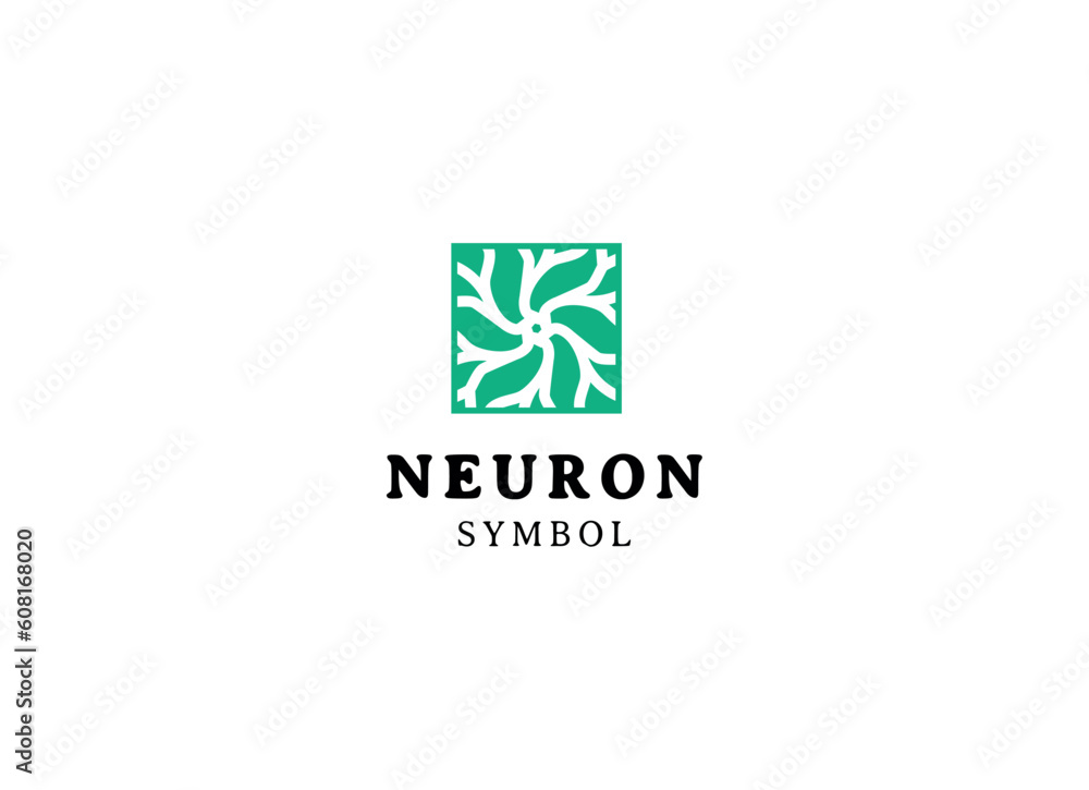 Abstract Neuron logo template vector Abstract Neuron logo template vector