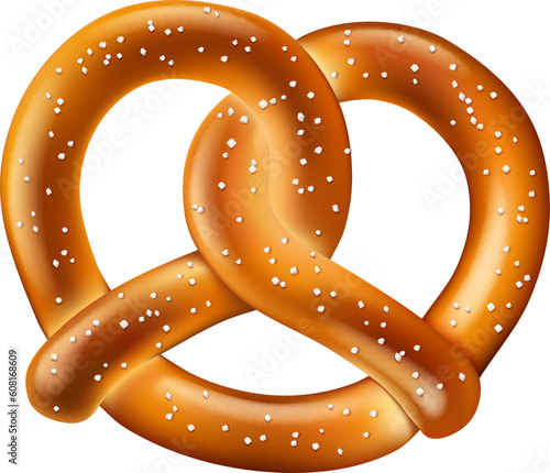 Fotografia Realistic pretzel