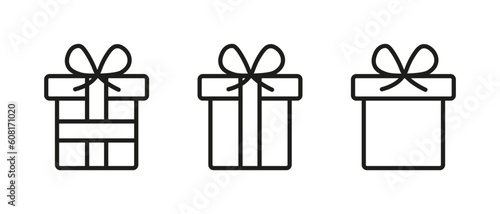 Discover a delightful collection of vector illustrations capturing the essence of gifting and presents, featuring a variety of beautifully wrapped packages, gift boxes.