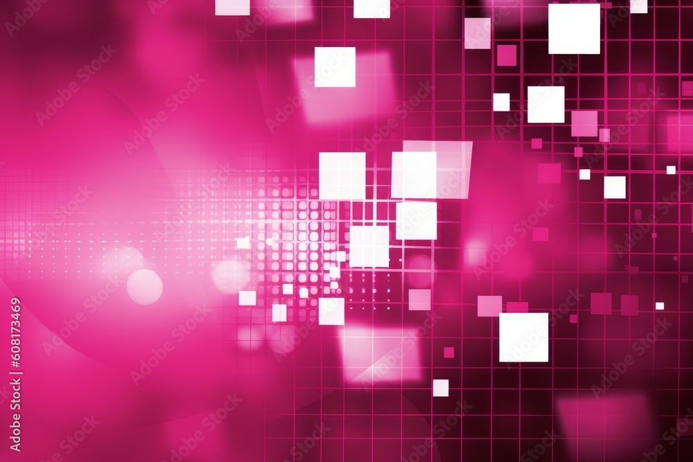 Abstract magenta background with squares, Generative ai Abstract magenta background with squares, Generative ai