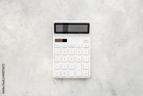 Financial accounting and taxes planning concept with calculation