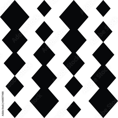 seamless geometric pattern rhombus with scale ration