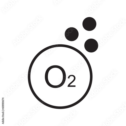 oxygen icon vector