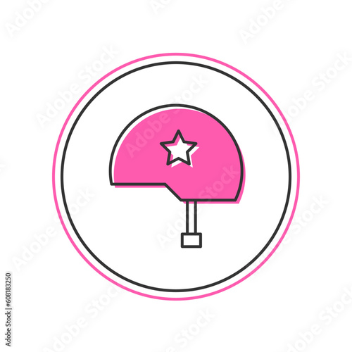 Free Download Filled outline Military helmet icon isolated on white background. Army hat symbol of defense and protect. Protective hat. Vector - GFXLoad