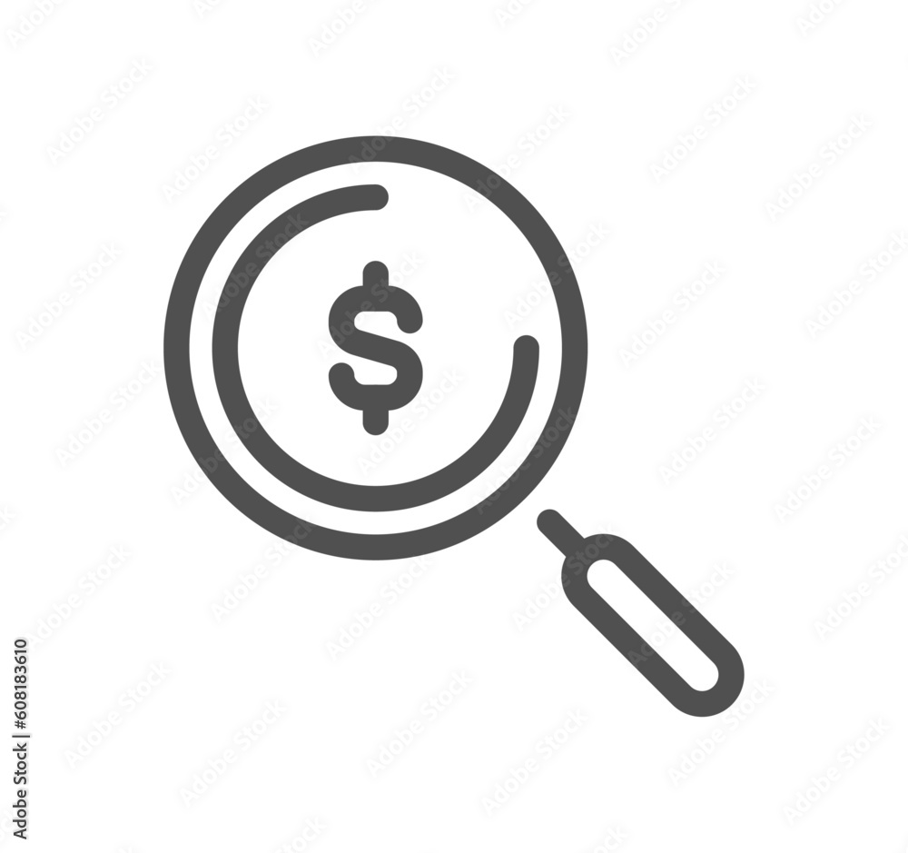 Finance related icon outline and linear vector. Finance related icon outline and linear vector.