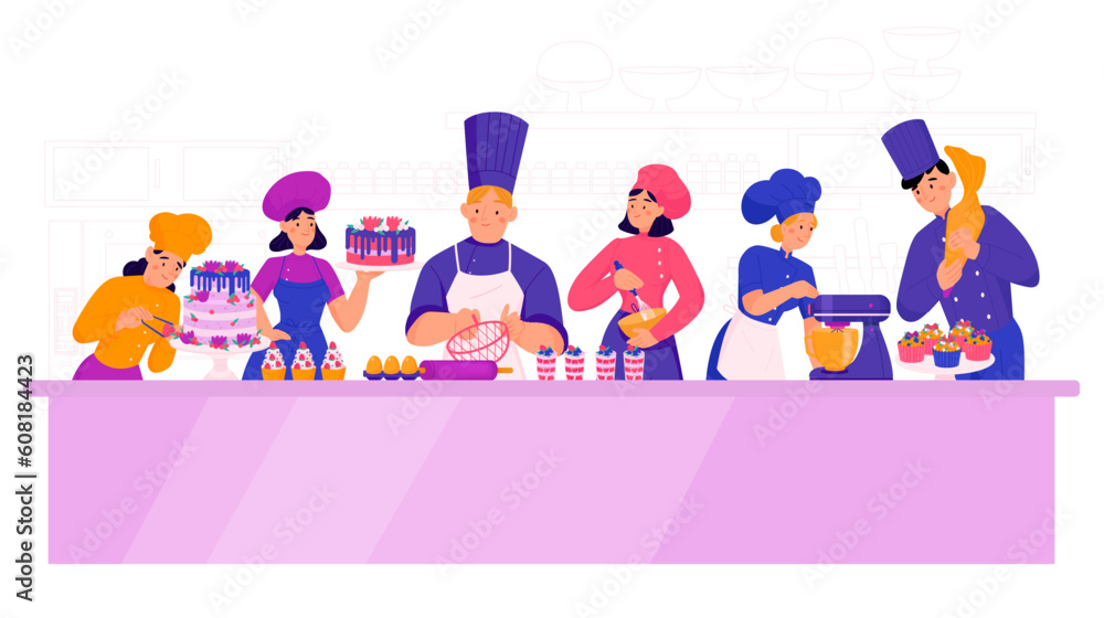 Confectioner Chefs Contest Composition Confectioner Chefs Contest Composition
