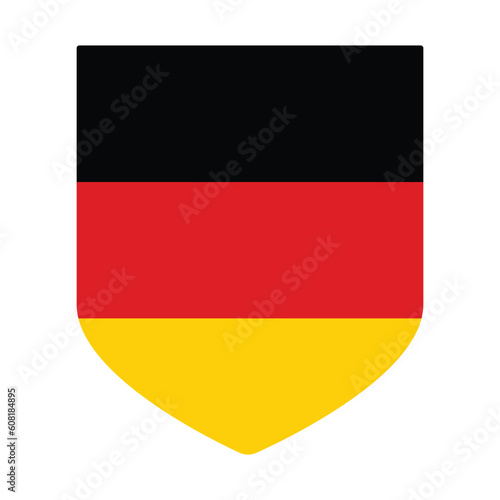Free Download German flag in shape. Flag of Germany in triangle shape. - GFXLoad