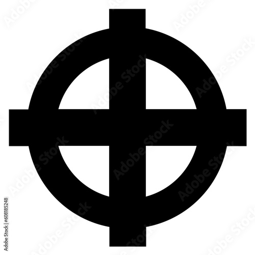 Cross icon. Christian symbol of christ