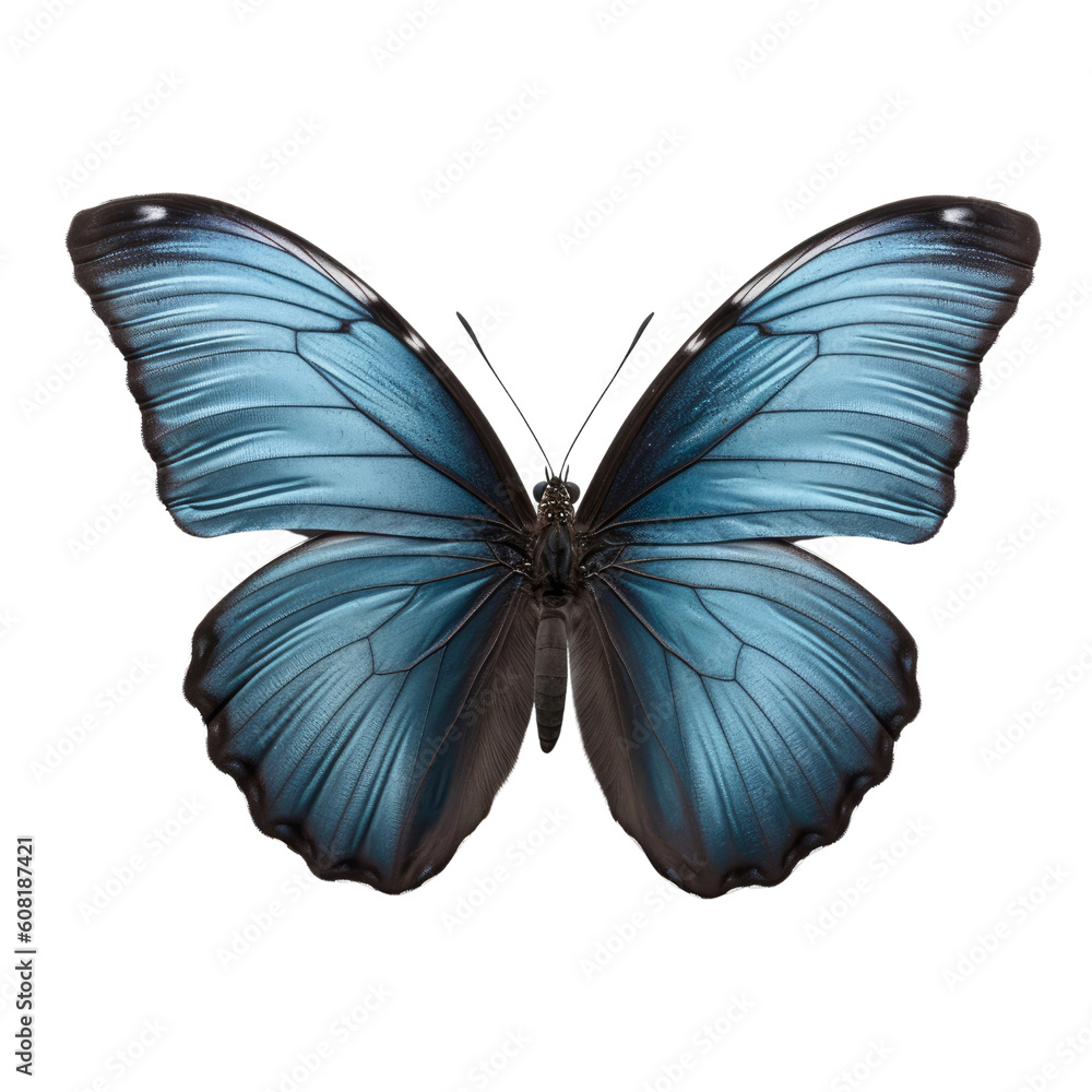 blue butterfly isolated on transparent background cutout blue butterfly isolated on transparent background cutout