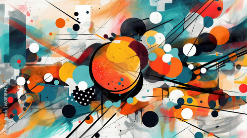 abstract background with circles