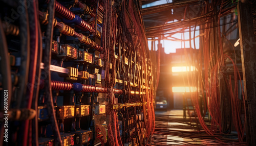 high voltage electrical cable