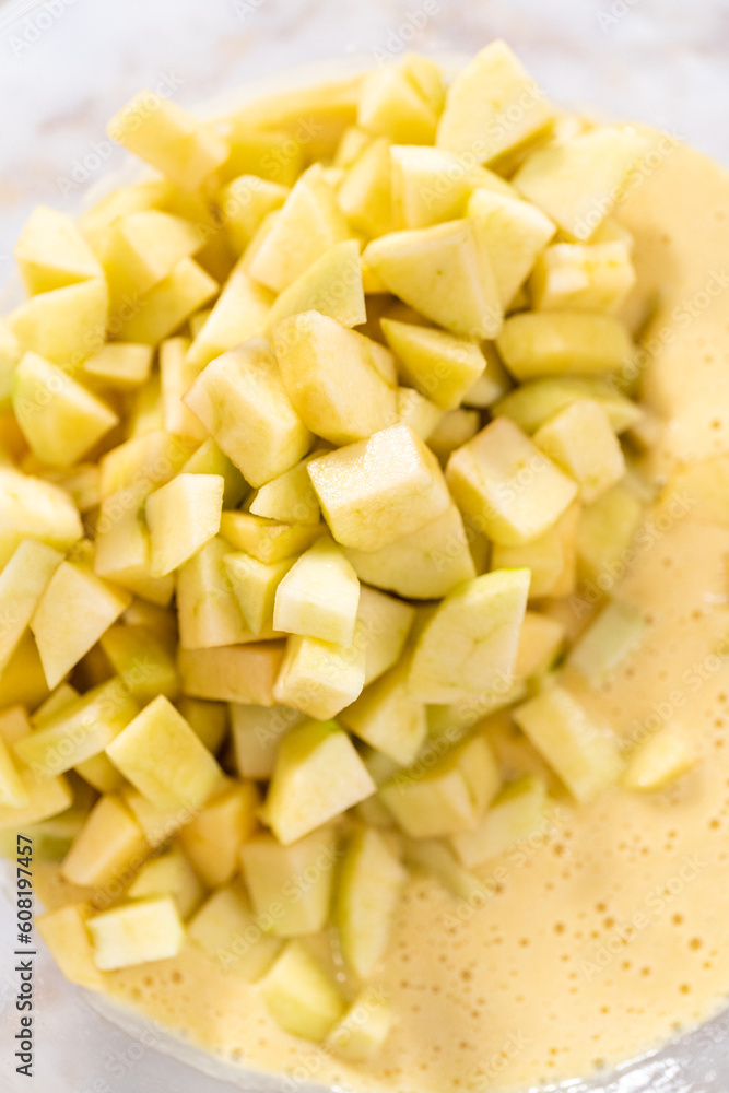 Apple sharlotka muffin