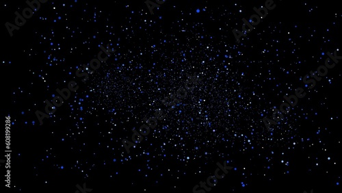 abstract design element of dots and particles isolated background. starry sky, round particles.