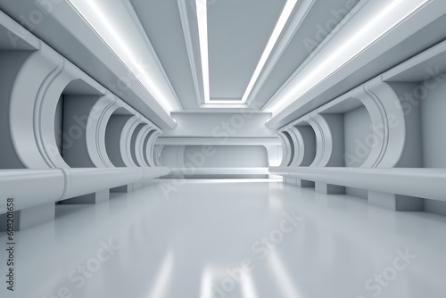 abstract tunnel. Generative AI