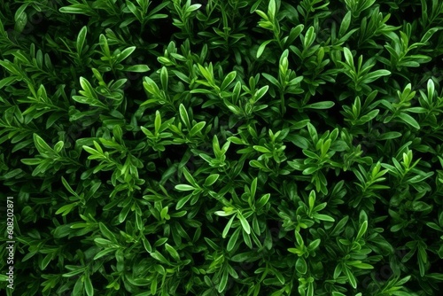 green leaves in the garden. leaves background. Generative AI