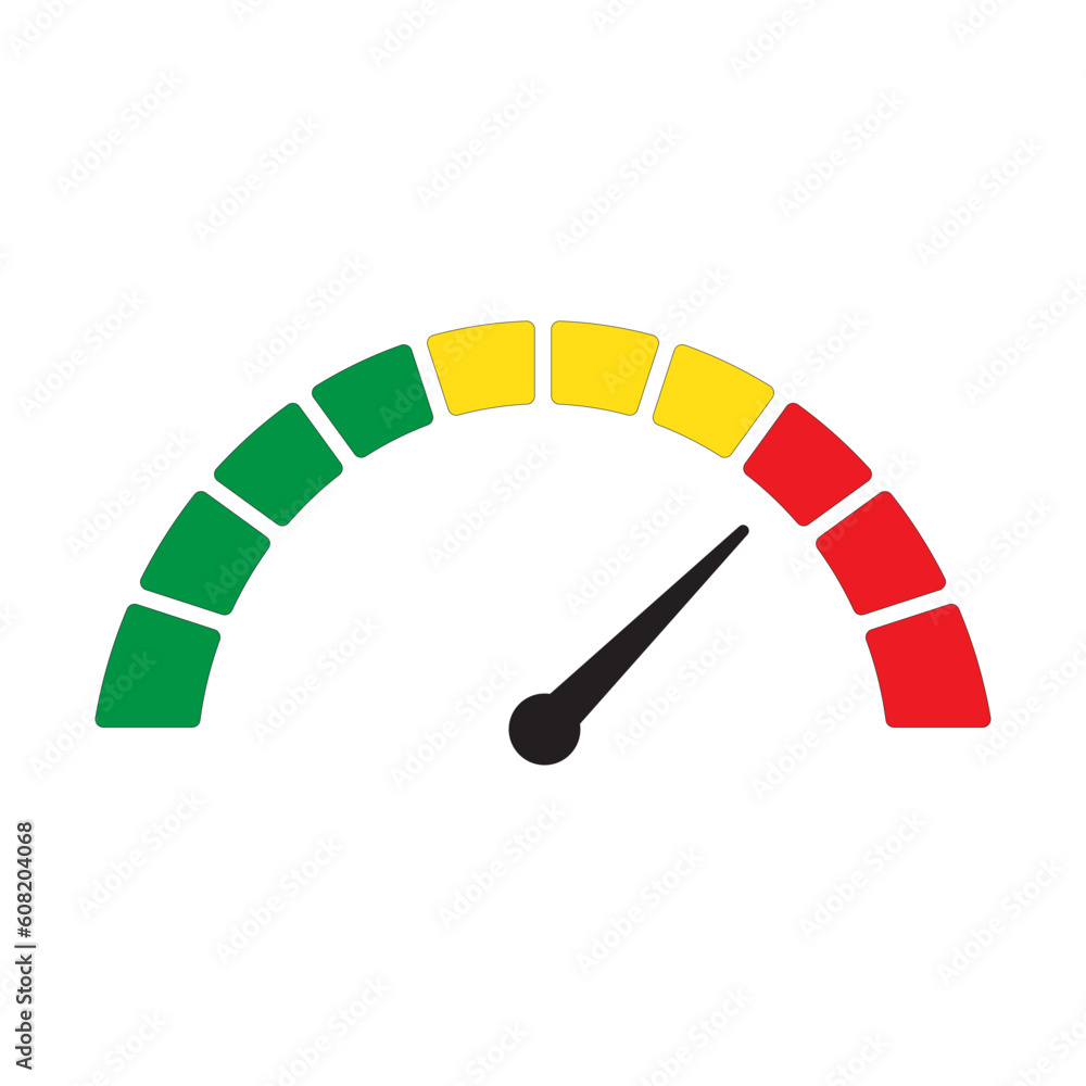 Speedometer Icon Illustration Speedometer Icon Illustration