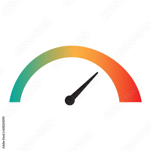 Speedometer Icon Illustration
