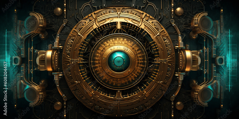 Naklejka premium Schöner moderner Hintergrund für Webdesign und Druckvorlage, ai generativ