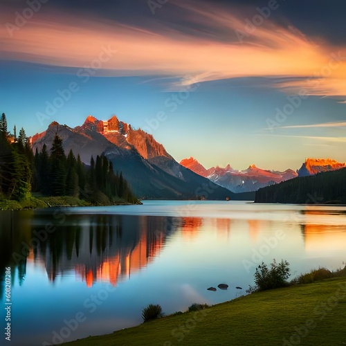 sunrise over the lake © Pla